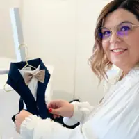 Chiara nel suo atelier