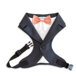 Dog Tuxedo Harness in Grey color